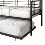 CraftPorch Contemporary Twin Size Metal Daybed with Trundle