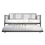 CraftPorch Contemporary Twin Size Metal Daybed with Trundle