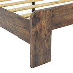 Queen Size Wood Platform Bed Frame For Bedroom