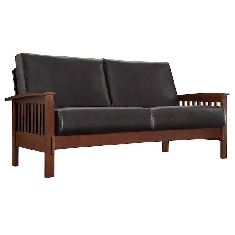 Hills Mission-style Oak Sofa by iNSPIRE Q Classic