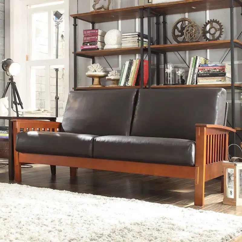 Hills Mission-style Oak Sofa by iNSPIRE Q Classic