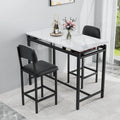 3 Piece Dining Bar Set with 2 Chairs