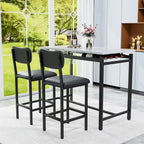 3 Piece Dining Bar Set with 2 Chairs