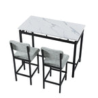 3 Piece Dining Bar Set with 2 Chairs