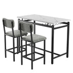 3 Piece Dining Bar Set with 2 Chairs
