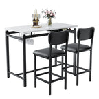 3 Piece Dining Bar Set with 2 Chairs