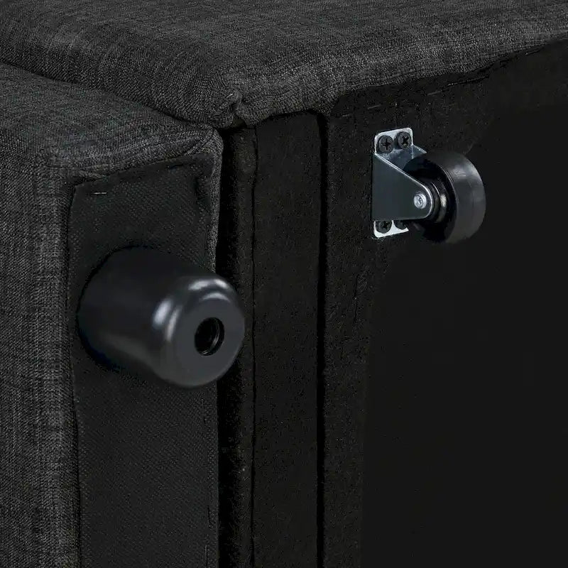 Modern 76.5 Length Pull Out Tufted Convertible Loveseat Upholstery Reclining Sleeper Sofa Bed