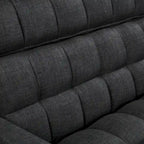 Modern 76.5 Length Pull Out Tufted Convertible Loveseat Upholstery Reclining Sleeper Sofa Bed