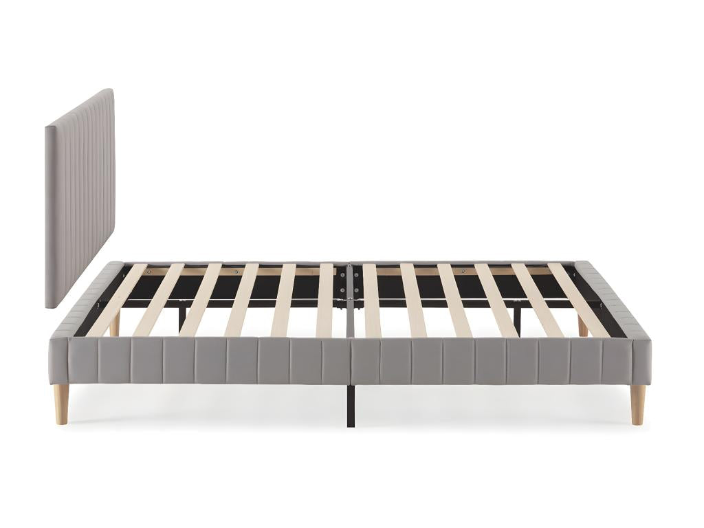 Gray Bed, 140 x 200 cm