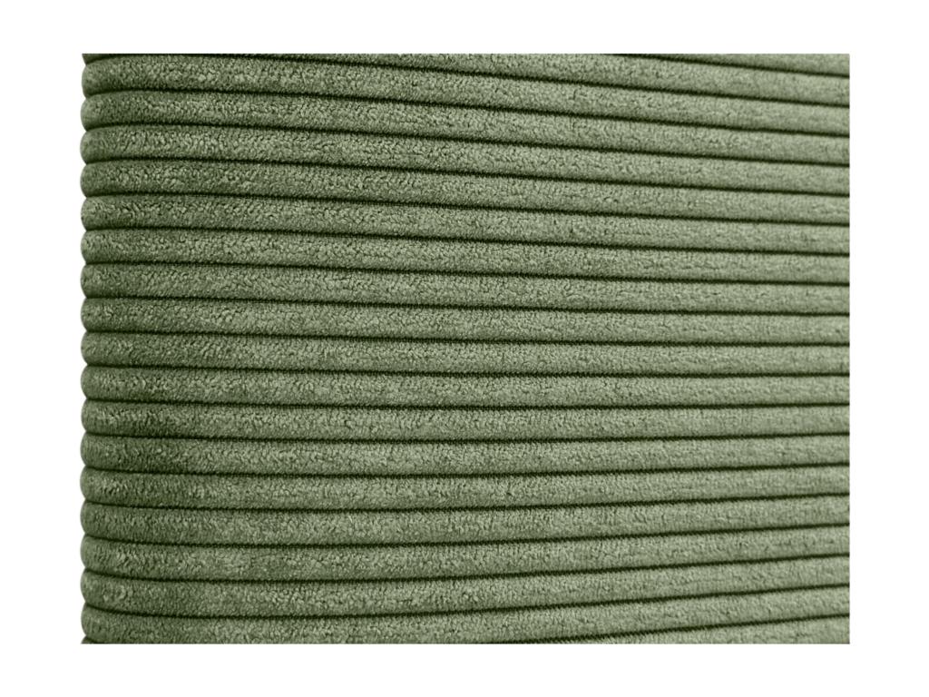 Green Velvet Bed, 135 x 140 x 120 cm