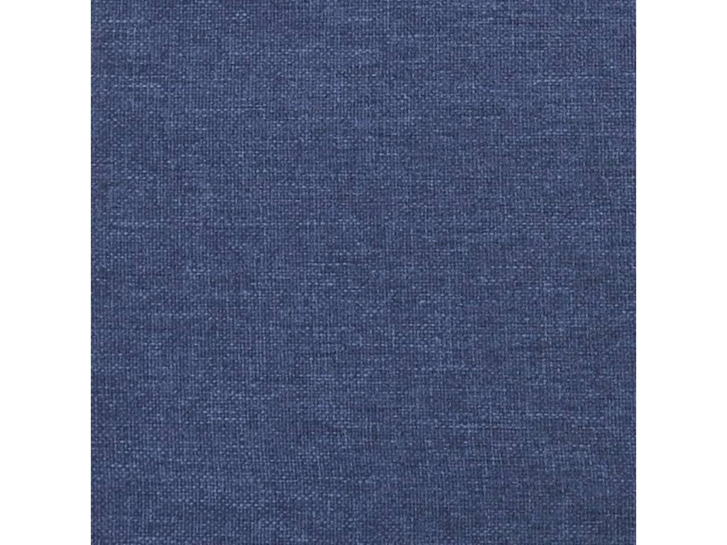 Blue Fabric Bed, 103 x 16 x 118 cm
