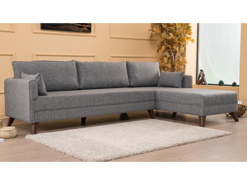 Gray Fabric Sofa