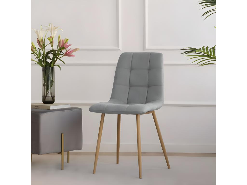 Gray Chair, 45 x 88 cm