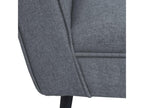 Gray Fabric Accent Chair