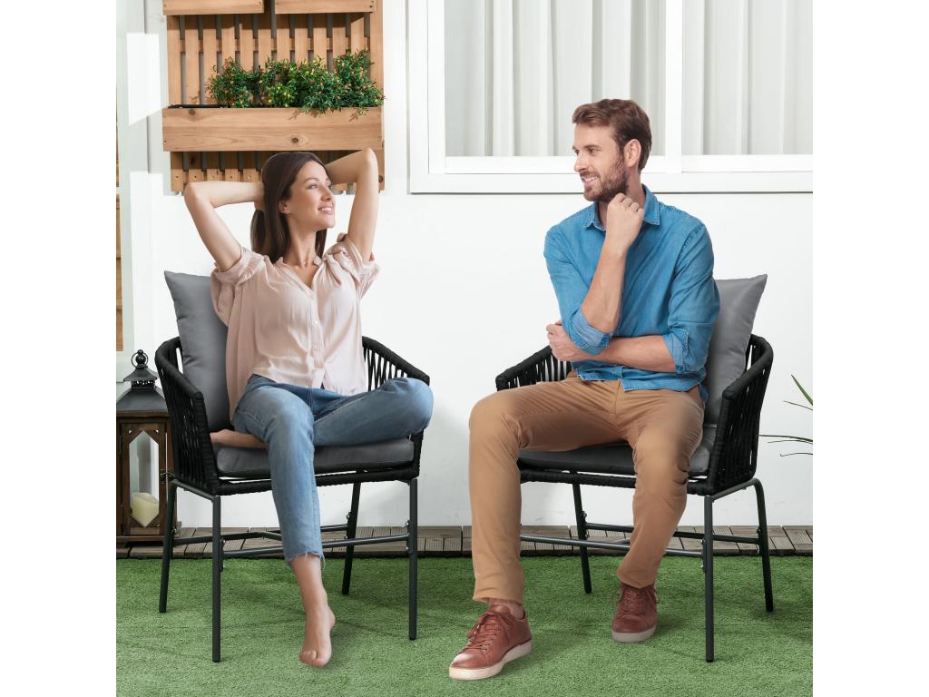 Gray Metal Accent Chair