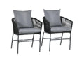 Gray Metal Accent Chair