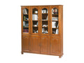 Brown Oak Wood Bookcase - dlz1766576392797